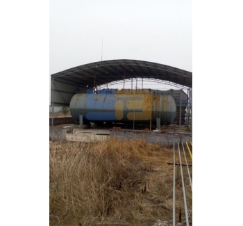Methane tank area